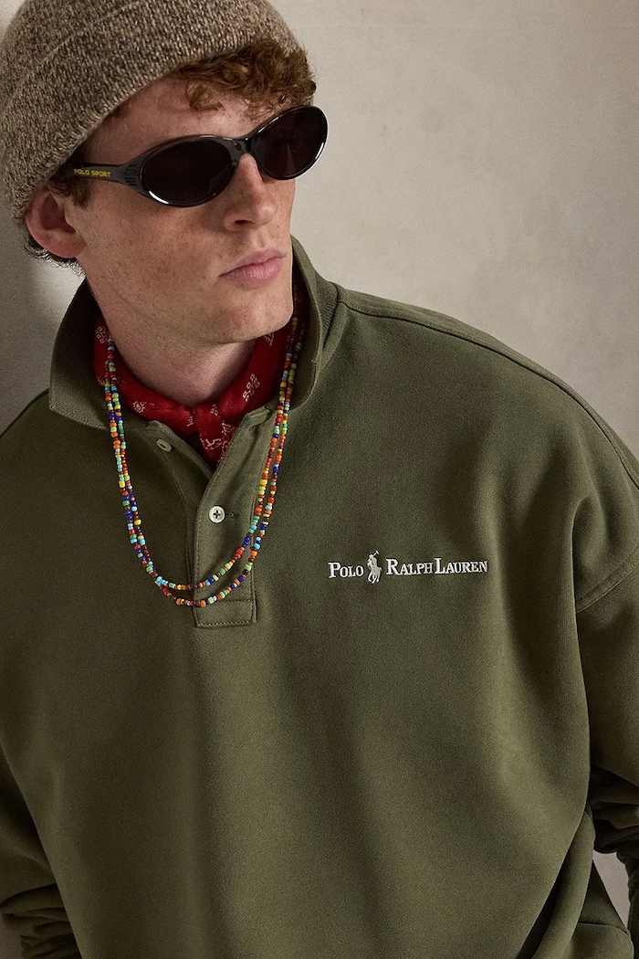 Polo Ralph Lauren polo męskie bawełniane zielony 710981478