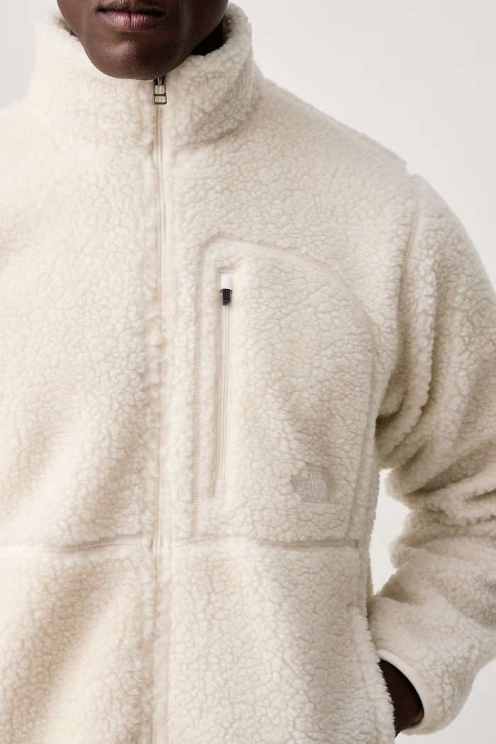 Bluza rozpinana męska polarowa Extreme Pile The North Face NF0A8KQXQLI1 beżowy