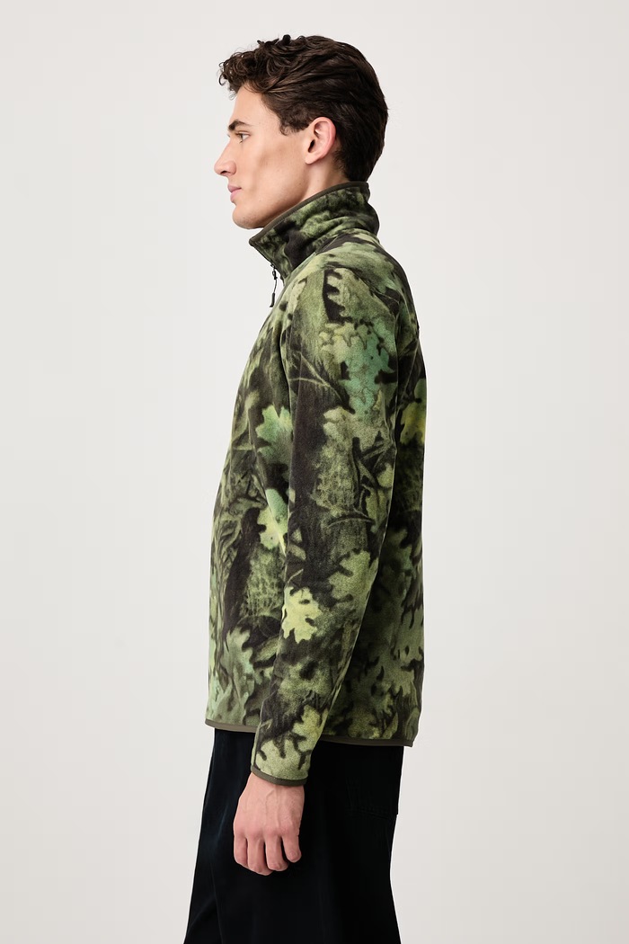 Μπλούζα ανδρική φλις Novelty The North Face NF0A8JK8SS11 πράσινο