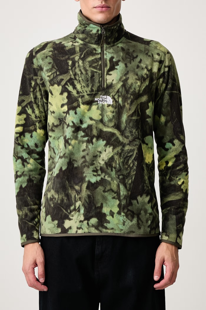 Μπλούζα ανδρική φλις Novelty The North Face πράσινο NF0A8JK8SS11