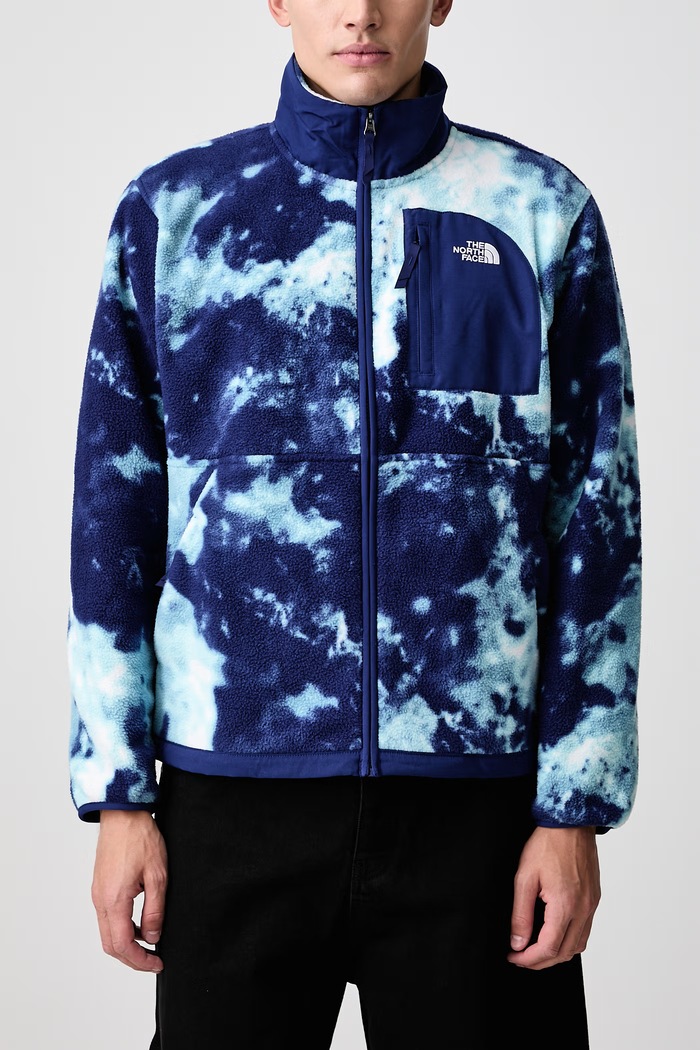 Dukserica na zakopčavanje za muškarce s flisom Yumiori The North Face mornarsko plava NF0A8JFVSQ91
