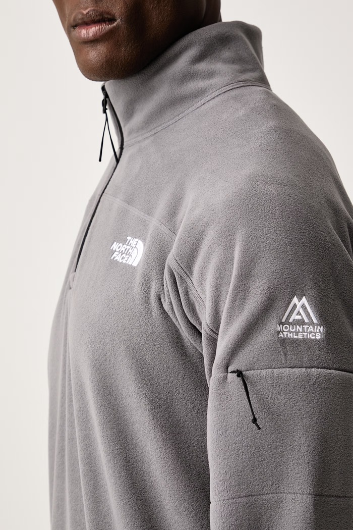 Αθλητική μπλούζα ανδρική φλις MOUNTAIN ATHLETICS The North Face NF0A8J8P0UZ1 γκρί