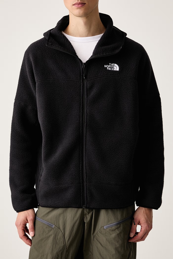 Μπλούζα με κουμπιά ανδρική φλις NSE The North Face NF0A8J6QJK31 μαύρο
