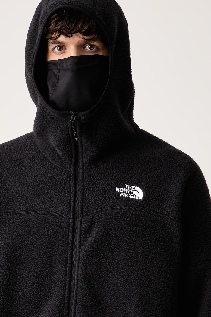 Μπλούζα με κουμπιά ανδρική φλις NSE The North Face μαύρο NF0A8J6QJK31