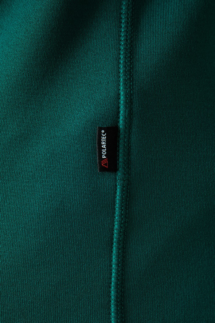 Bluza rozpinana z kapturem męska polarowa POWERSTRETCH METEORA The North Face zielony NF0A8J47N4J1