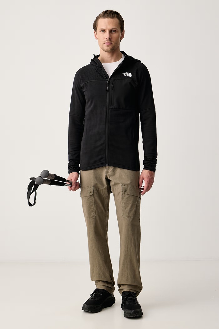 The North Face Športni pulover moški Powergrid stormgap NF0A8G2WJK31 črna AW26