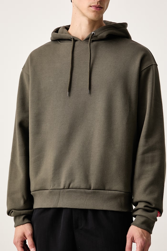 Bluza z kapturem męska z bawełną Redbox The North Face NF0A8EFZ21L1 zielony