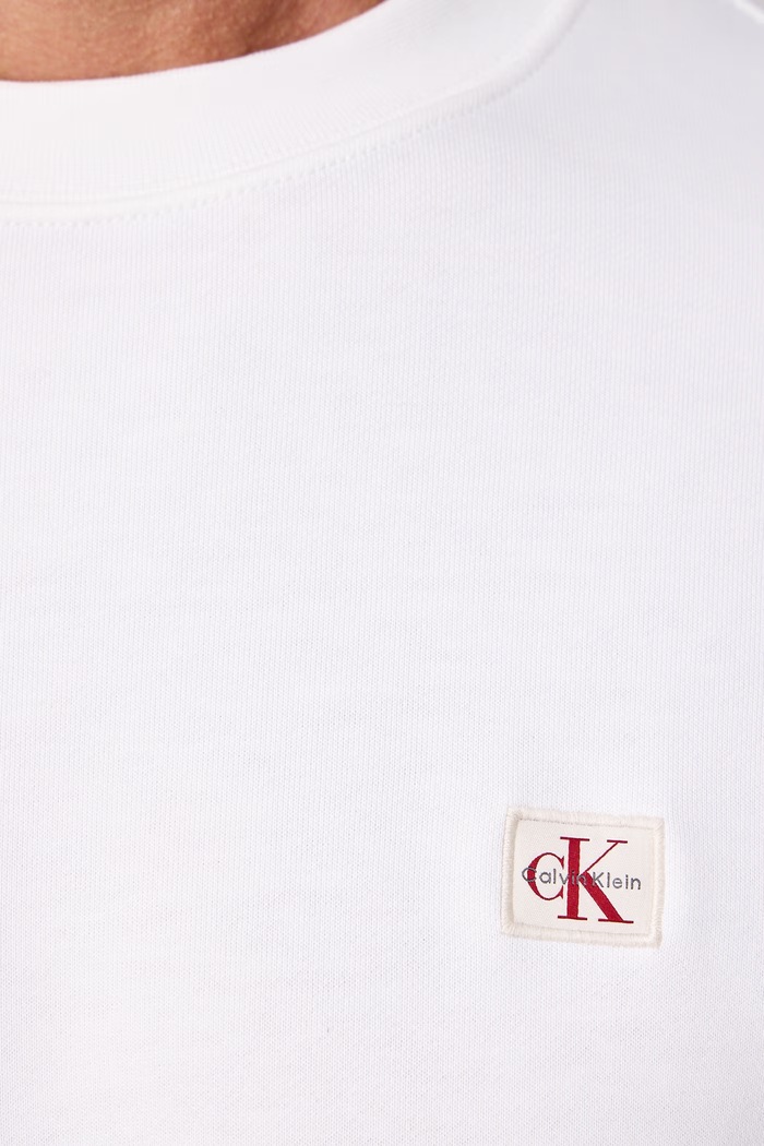 Bluza męska z bawełną Calvin Klein Jeans biały LV04RG268G