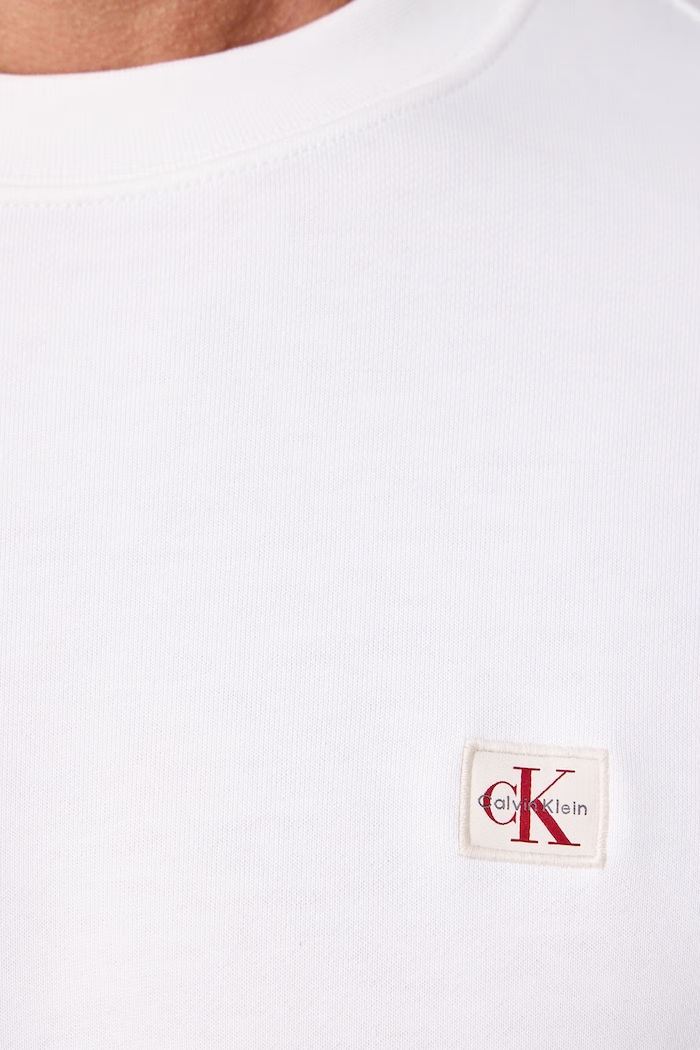 Bluza męska z bawełną Calvin Klein Jeans biały LV04RG268G