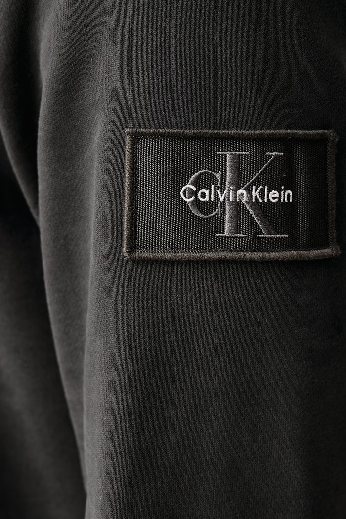 Bluza męska z bawełną Calvin Klein Jeans czarny LV04RJ203G