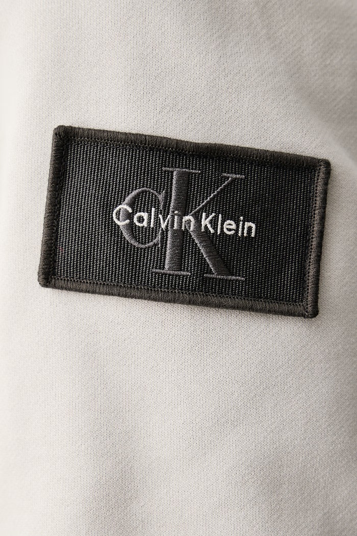 Bluza męska z bawełną Calvin Klein Jeans beżowy LV04RJ200G