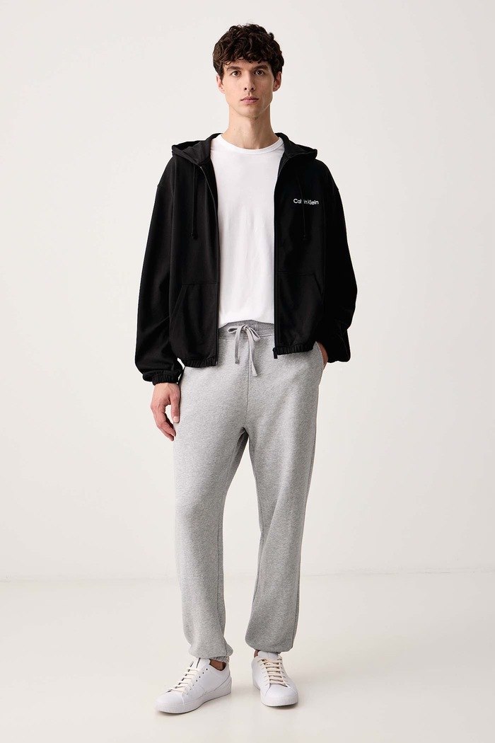 Calvin Klein Underwear Dukserica loungwear za muškarce od pamuka LV00NM3073 crna AW26