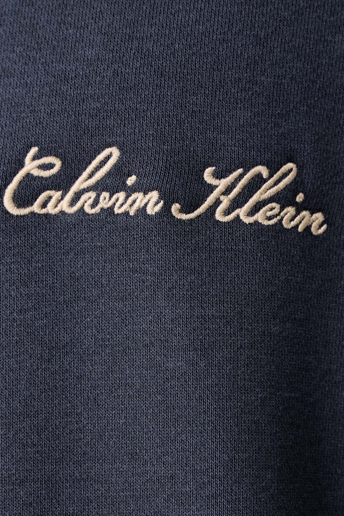 Μπλούζα lounge ανδρική με βαμβάκι Calvin Klein Underwear σκούρο μπλε LV00NM3035