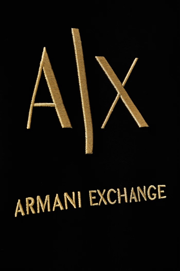 Armani Exchange mikina pánska s bavlnou XM003551.AF20150 čierna