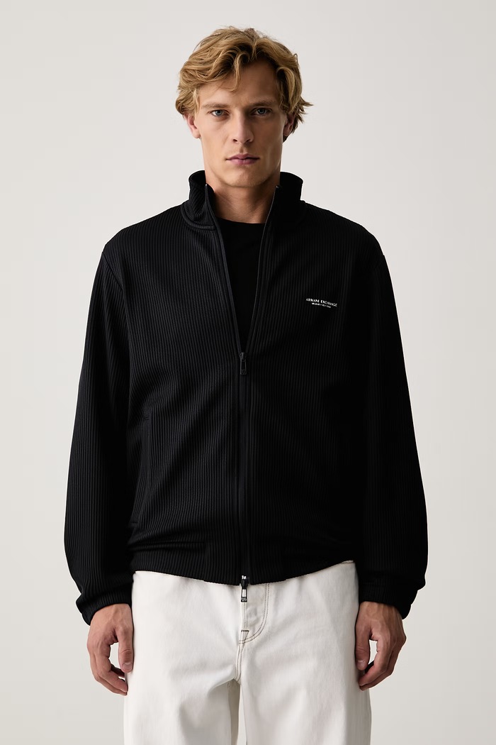 Armani Exchange Кофта на застёжке для мужчин тёмно-синий XM003425.AF28569
