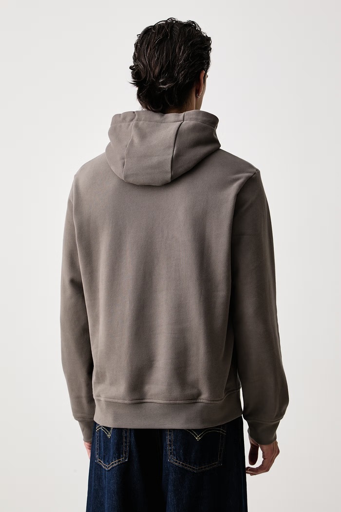 Odjeća Armani Exchange dukserica sa kapuljačom za muškarce od pamuka s elastanom XM002912.AF26047 smeđa