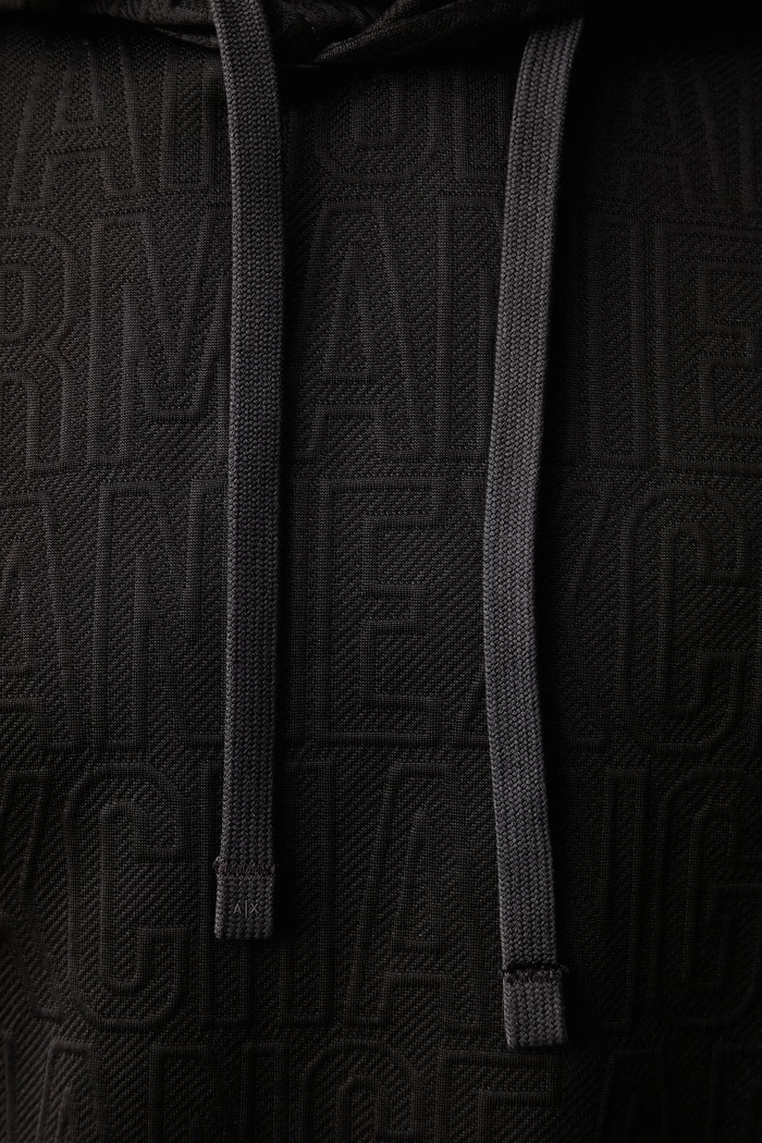 Кофта с капюшоном для мужчин Armani Exchange чёрный XM002906.AF21862