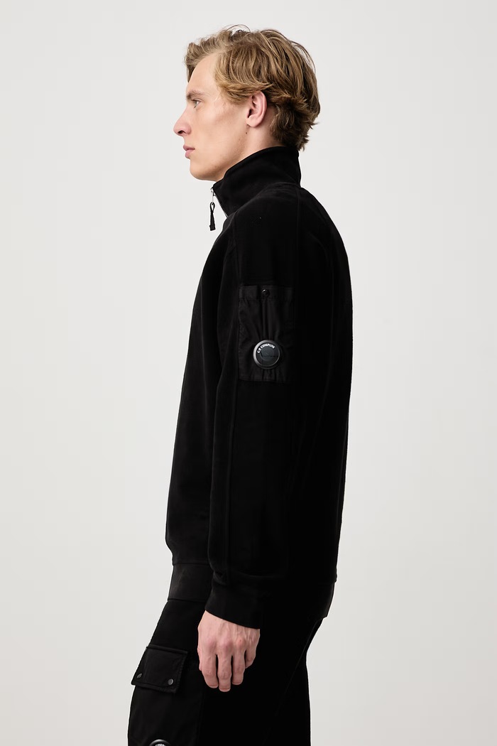 Bluza męska bawełniana C.P. Company 21CMSS189A006614G czarny