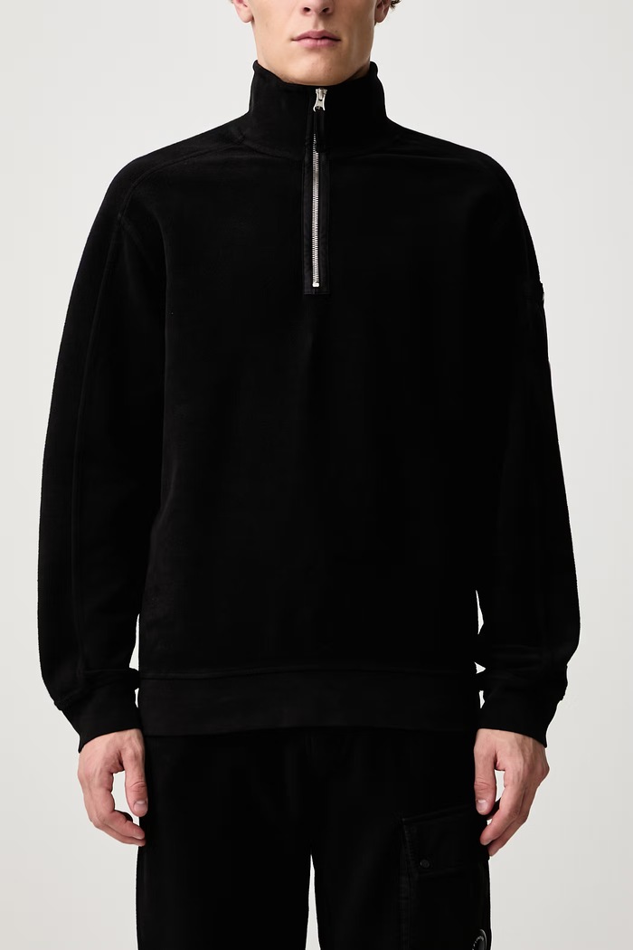 Bluza męska bawełniana C.P. Company czarny 21CMSS189A006614G