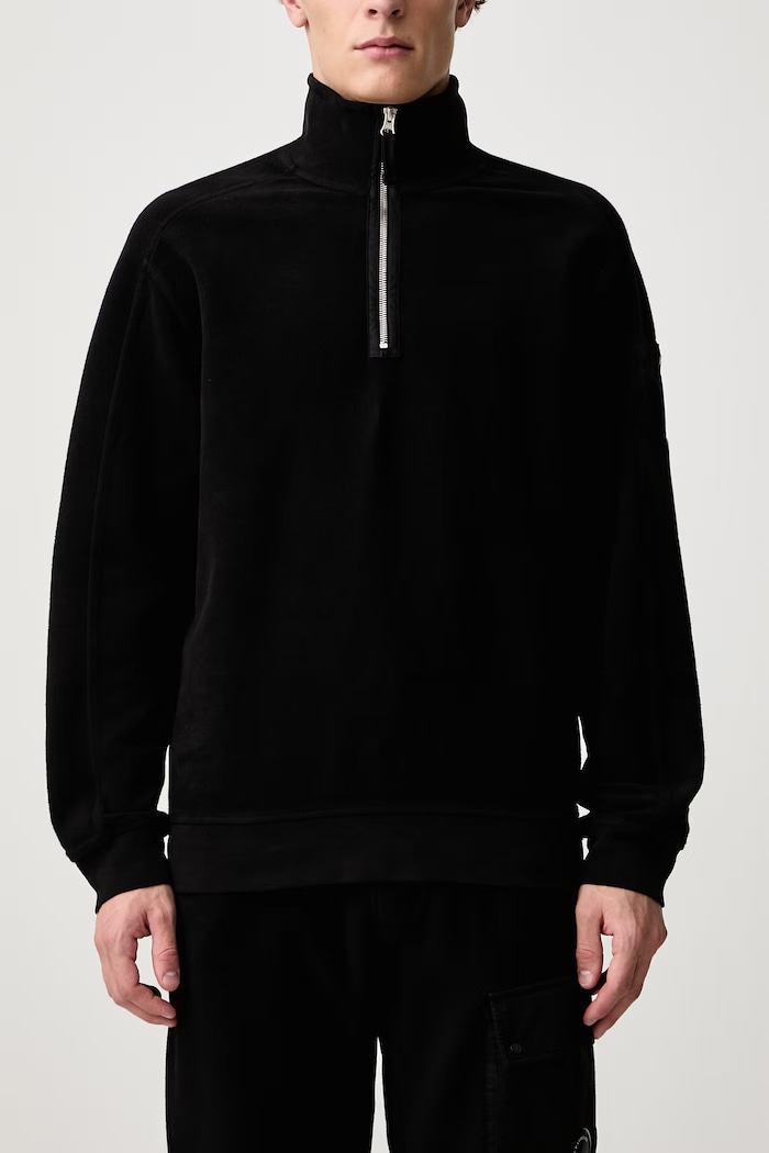 Bluza męska bawełniana C.P. Company czarny 21CMSS189A006614G