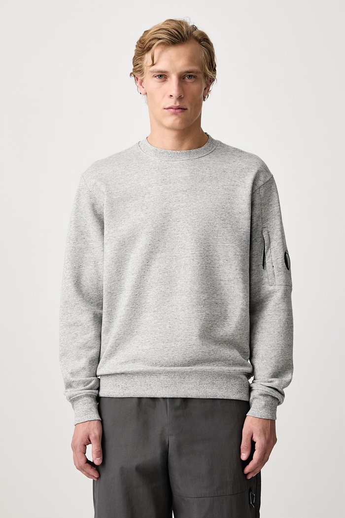 C.P. Company Bluza męska bawełniana szary RCCMSS713A005086W