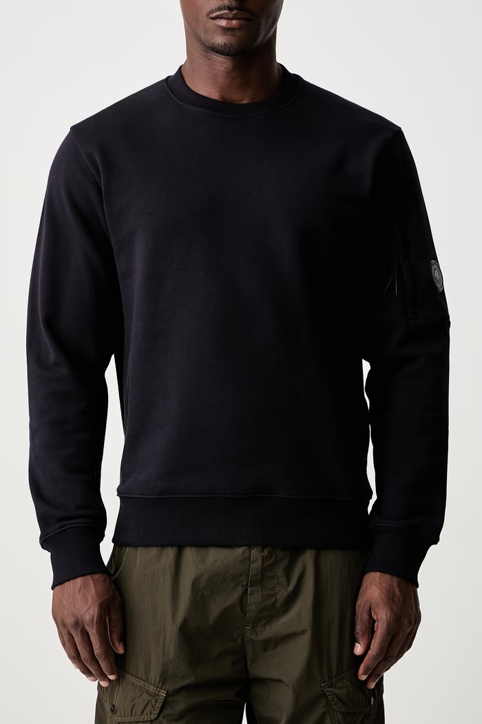 C.P. Company bluza męska bawełniana RCCMSS713A005086W granatowy