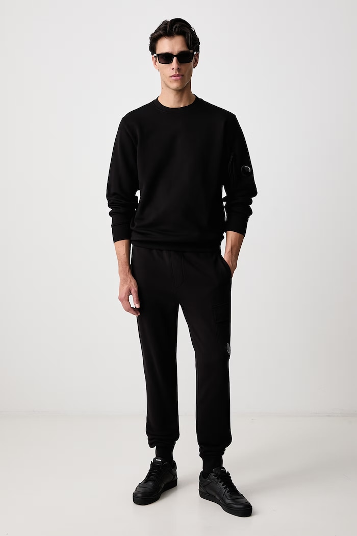 C.P. Company Bluza męska bawełniana RCCMSS713A005086W czarny AW26