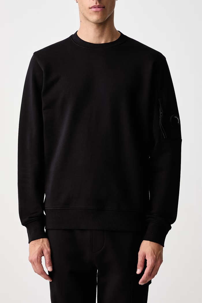 Bluza męska bawełniana C.P. Company czarny RCCMSS713A005086W