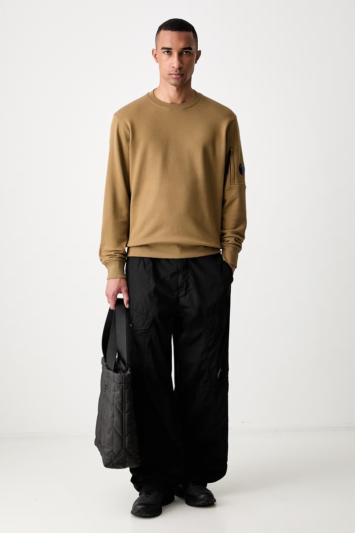 C.P. Company bluza bawełniana męska 21CMSS713A005086W pomarańczowy AW26