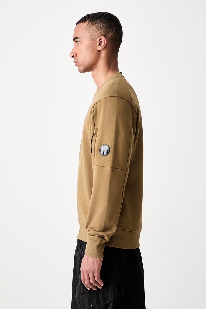 C.P. Company bluza bawełniana męska pomarańczowy 21CMSS713A005086W