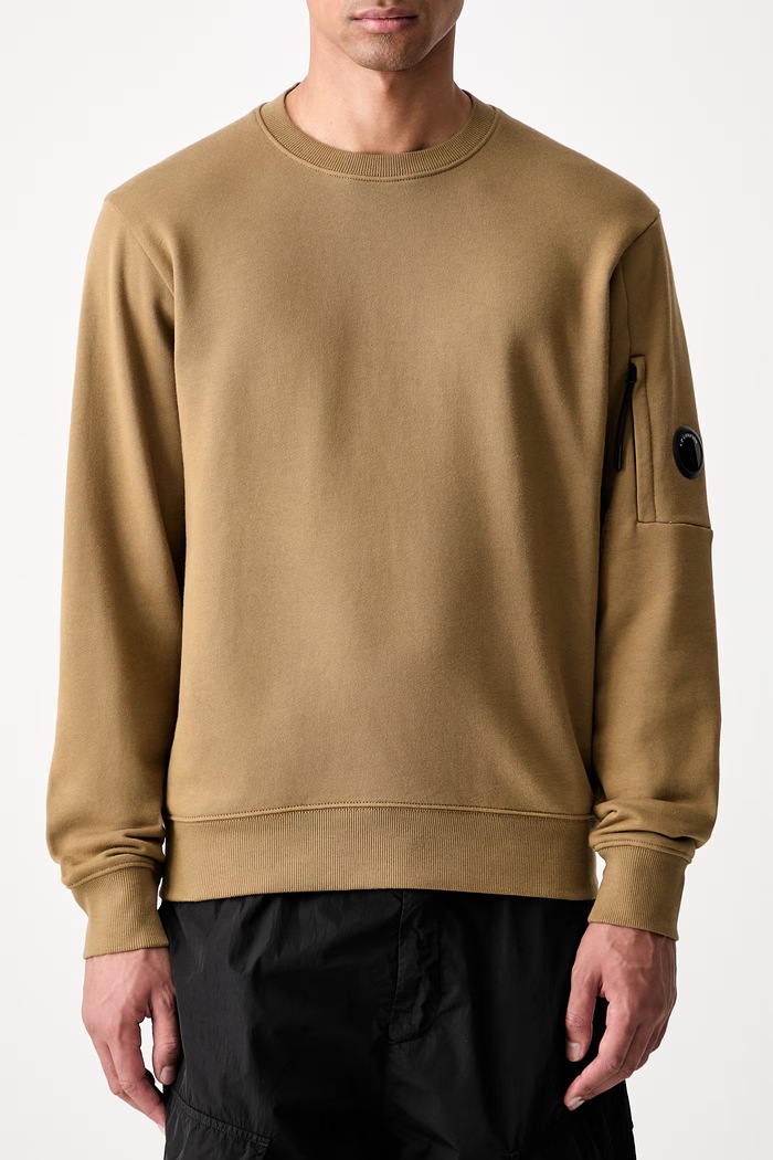 C.P. Company bluza bawełniana męska 21CMSS713A005086W pomarańczowy