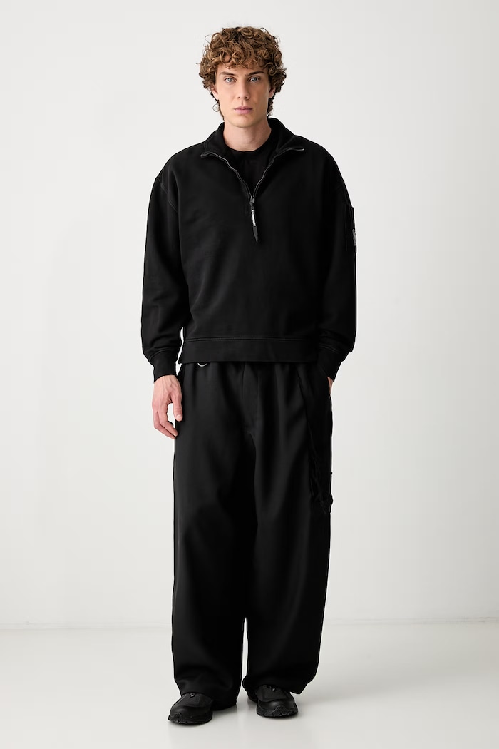 C.P. Company кофта бавовняна чоловіча 21CMSS020A006372M чорний AW26