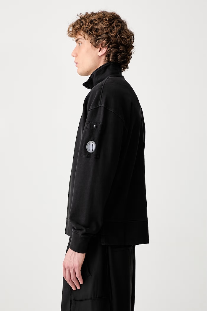 C.P. Company кофта бавовняна чоловіча чорний 21CMSS020A006372M