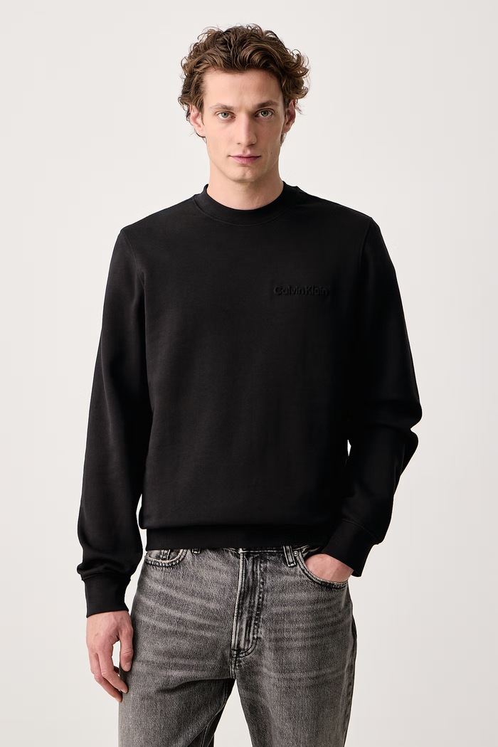 Calvin Klein Pulover moški z bombažem črna LV04LH226G