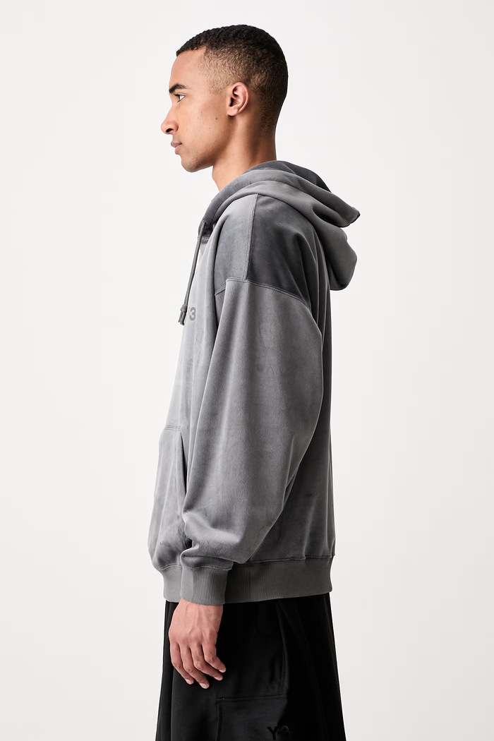 Y-3 VC HOODIE bluza z kapturem męska szary KU2196.M