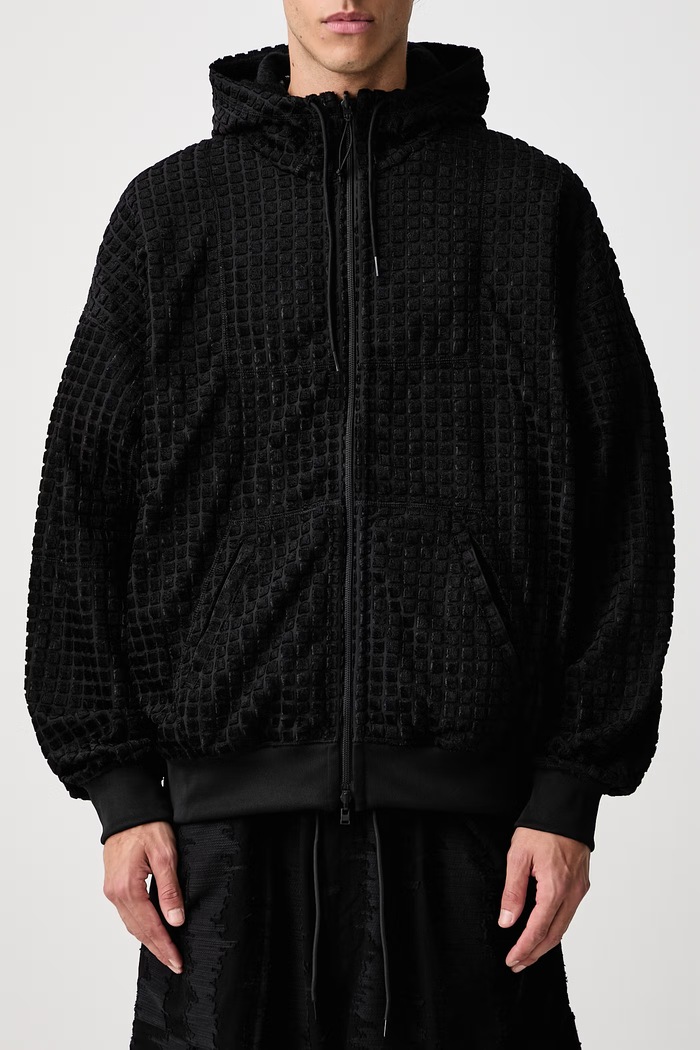 M ADAPT HD TJ bluza rozpinana z kapturem męska Y-3 czarny KT1378