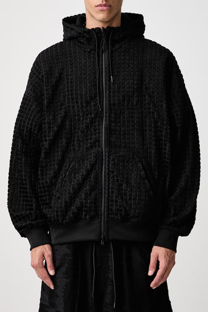 M ADAPT HD TJ bluza rozpinana z kapturem męska Y-3 czarny KT1378