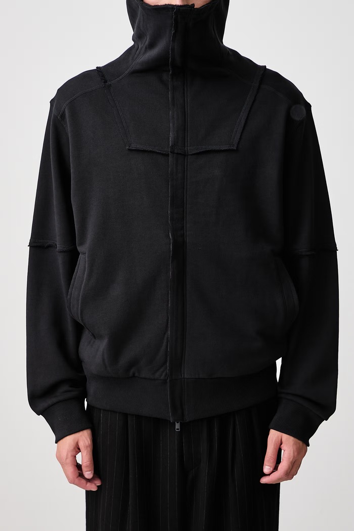 FT NINJA HD bluza rozpinana z kapturem bawełniana męska Y-3 czarny KR1073