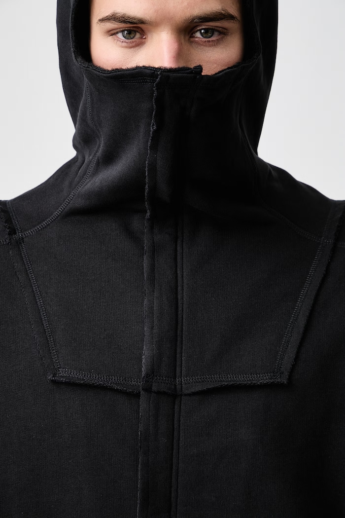 Y-3 FT NINJA HD bluza rozpinana z kapturem bawełniana męska KR1073