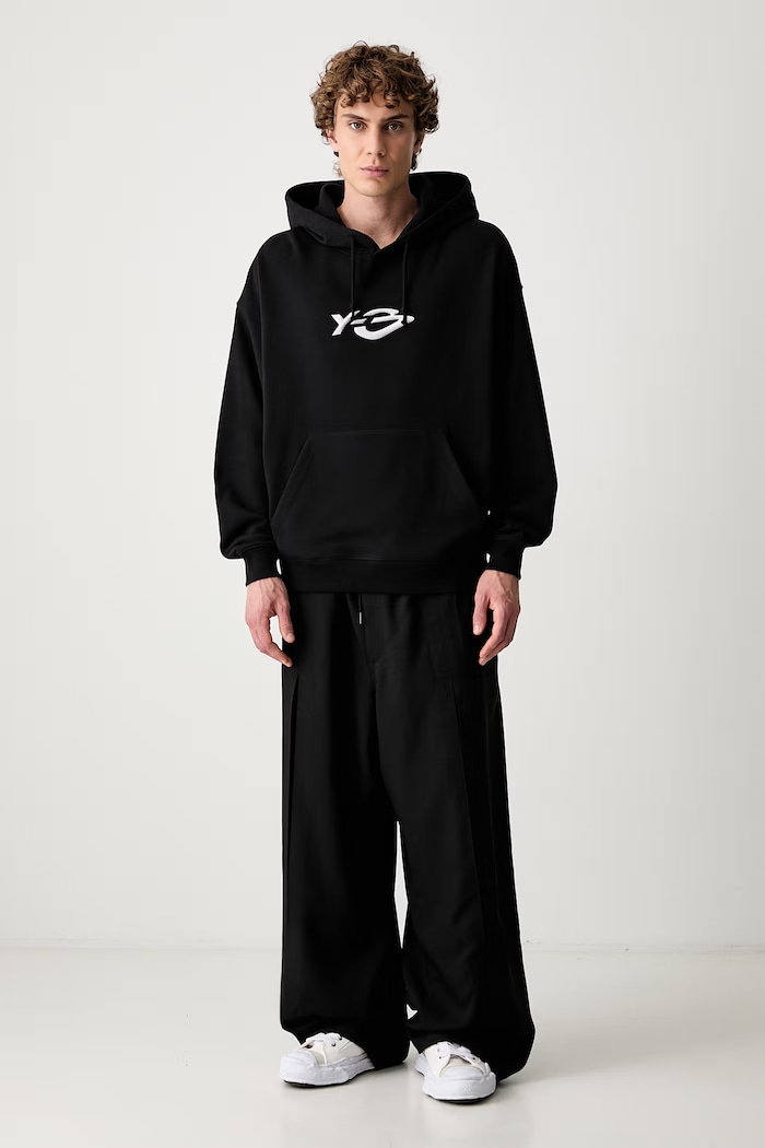 Y-3 LIQUID LG FT HD bluza z kapturem bawełniana męska KR1070.M