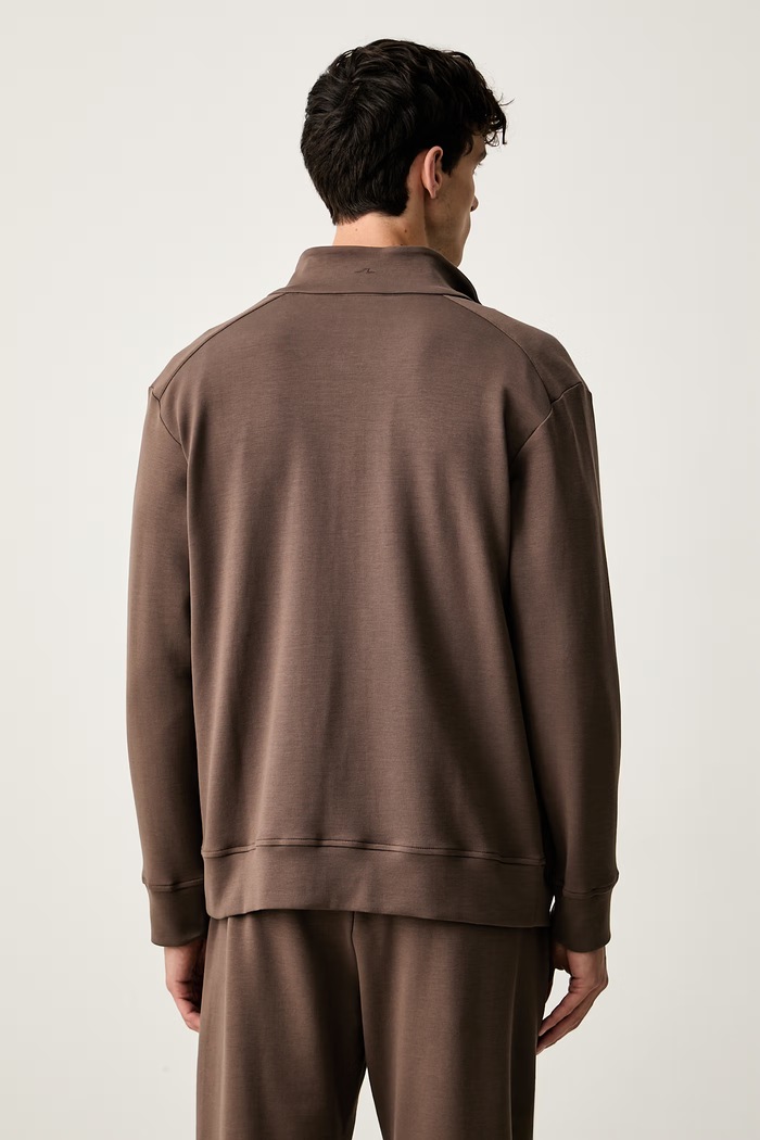 Odzież Paul&Shark bluza męska z bawełną 16311809 brązowy