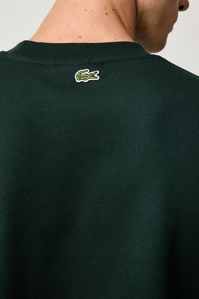 Lacoste bluza męska bawełniana SH9989 zielony