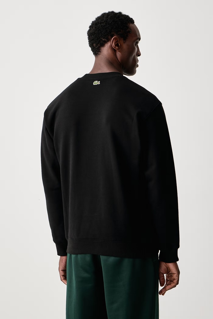 Lacoste Bluza męska bawełniana czarny SH9989