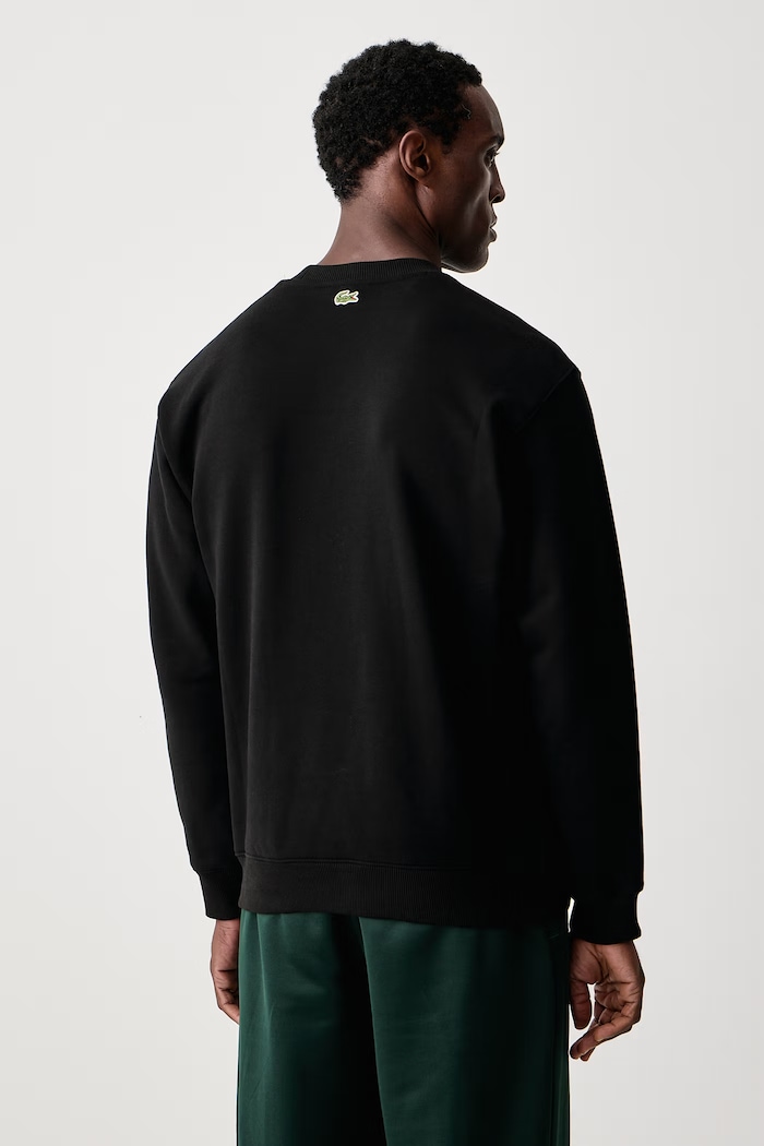 Lacoste Bluza męska bawełniana czarny SH9989