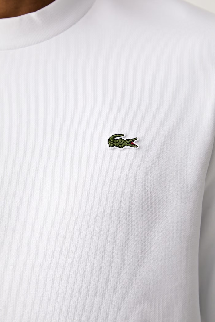 Lacoste pulover moški bombažen SH9801 bela
