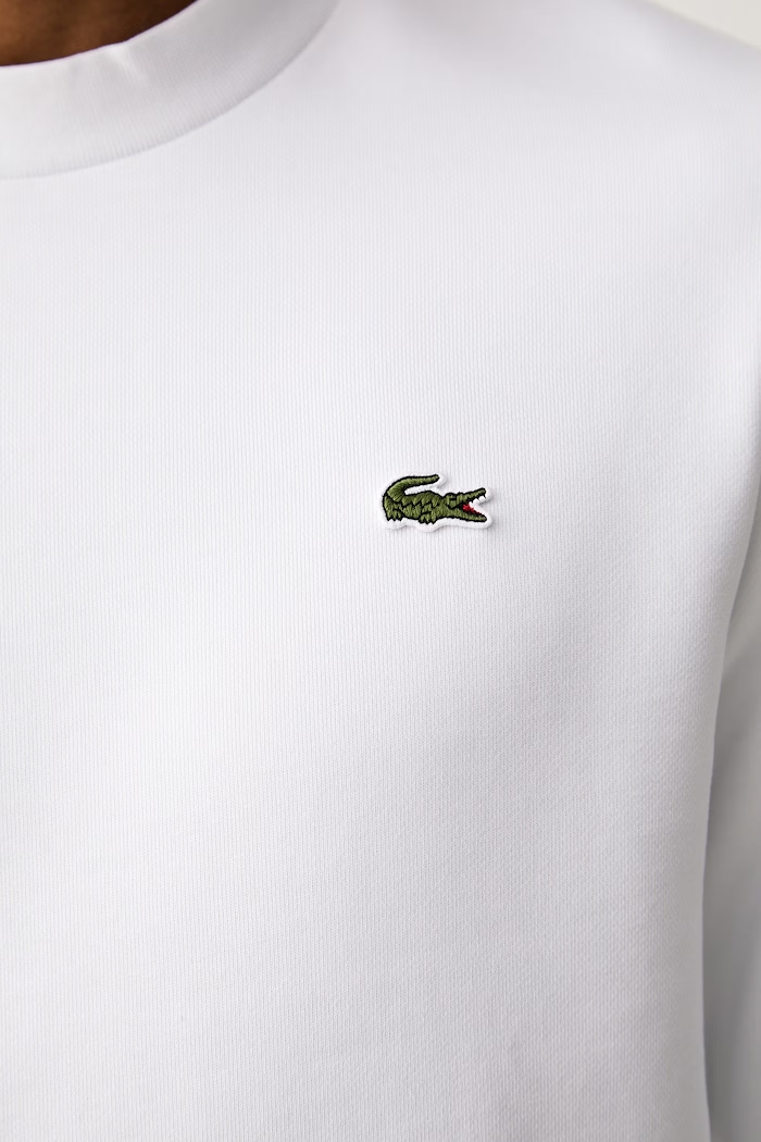Lacoste pulover moški bombažen SH9801 bela