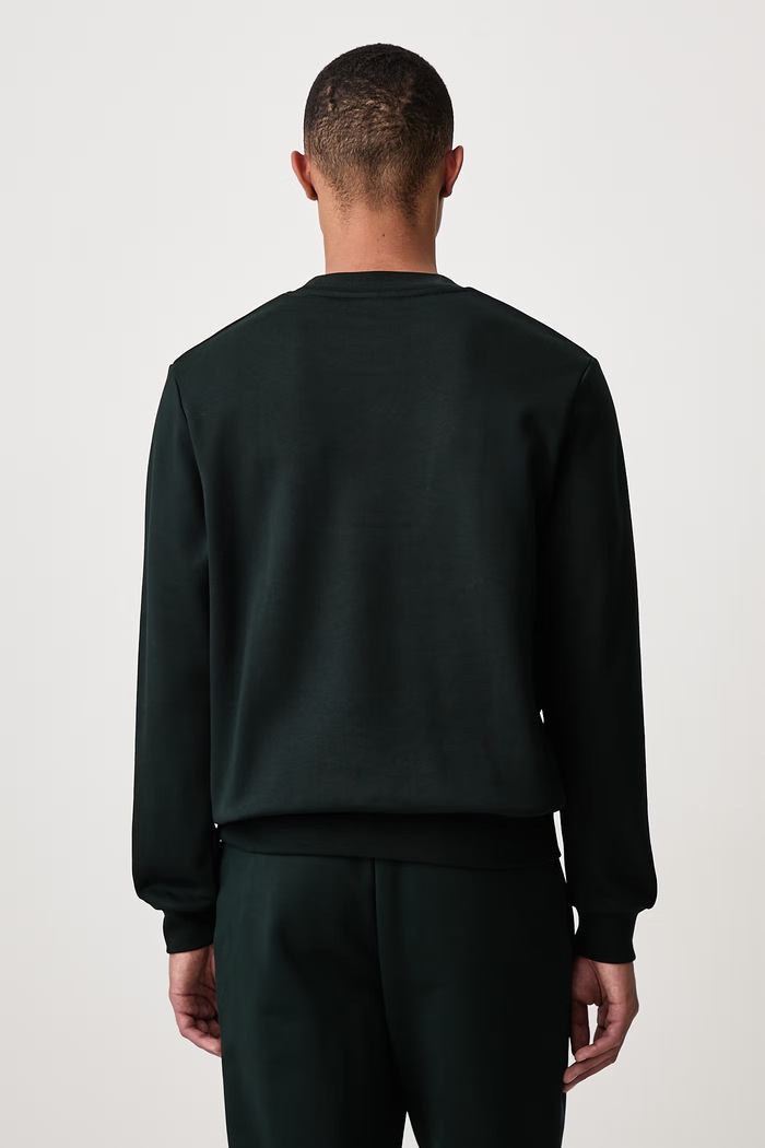 Odzież Lacoste Bluza męska bawełniana SH9801 zielony