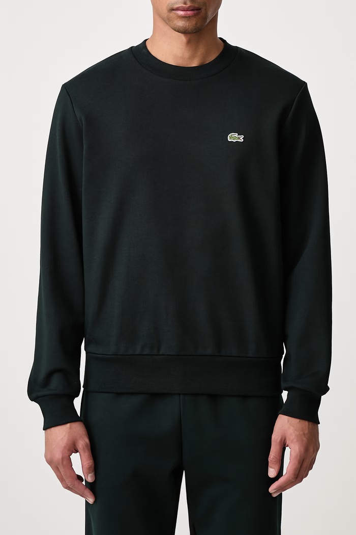Bluza męska bawełniana Lacoste zielony SH9801