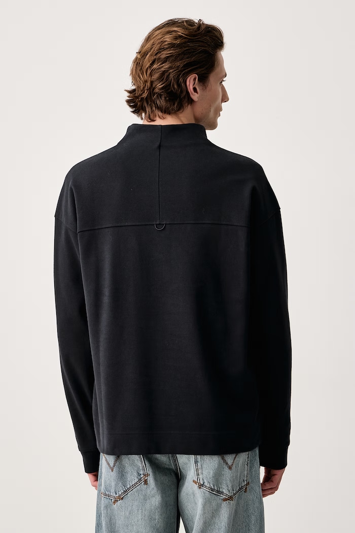Odzież Columbia Bluza męska z bawełną Sauvie Sky 2174651 czarny