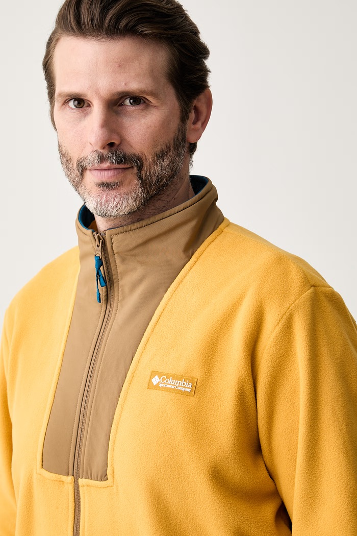 Columbia bluza rozpinana męska polarowa Sequoia Grove żółty 2174091